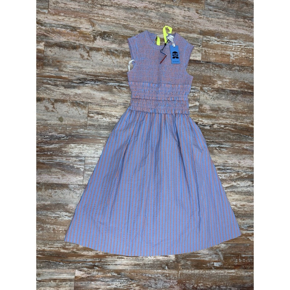 Women's Hunter Bell Louise Dress Beach Stripe New With Tags Size Medium